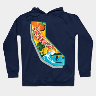 Californa Waves Hoodie